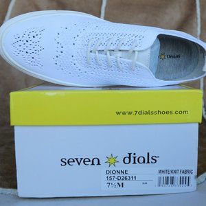 Shoes, athletic, white, with lace-like pattern